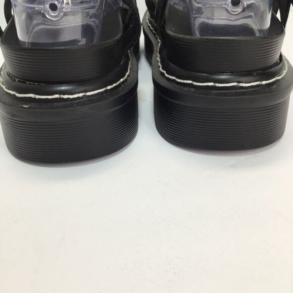 Madden Girl Dazze Women's 9 Platform Sandals Black strappy chunky Y2k - Picture 9 of 15